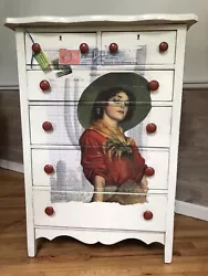 Cowgirl Motif Bedroom dresser drawer. Fun fun fun One-of-a-kind Cowgirl dresser. The dresser was originally an...