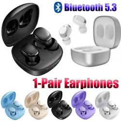 Real wireless Bluetooth 5.3 provides powerful Bluetooth signal and anti-interference ability. Compatible with:all the...