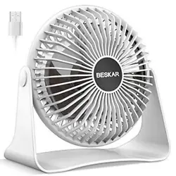 Are you looking for a multipurpose fan can be used indoor or outdoor?. BESKAR Mini USB Desk Fan will Help You with All...