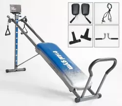 Access to 7 workout videos on Total Gym TV The gym is easy to assemble and folds away for convenient storage. Total Gym...