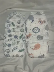 Abby & Finn Size 7 *SAMPLE* of SIX (6) Diapers. Three of each design pictured. Ships in unmarked mailer. ABDL aware.