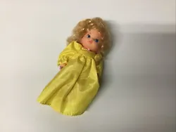Vintage 1976 Mattel Toddler Yellow Dress. A17