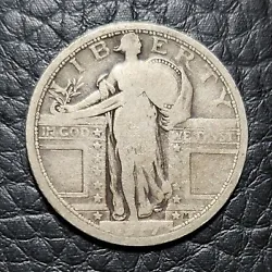 Silver 1917 Type 1 Standing Liberty 25 Cents Quarter | Good Condition.  If you have any questions, feel free to message...