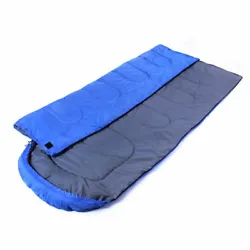 Easy to roll up into the compressing sack. The sleeping bag can be unzipped and opened flat for use as a blanket. 1 x...