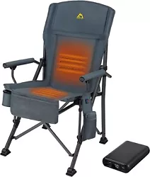 Kings trek Heated Camping Chair. Heavy Duty, Folding, Portable. if you need to know anything else, just a.