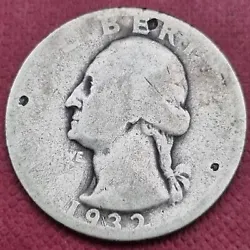 1932 D Washington Quarter. Our high resolution pictures show best what a coin or banknote looks like. You will always...