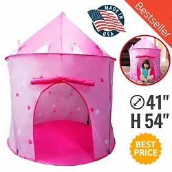 TOYS FOR GIRLS KIDS PLAY TENTS – Give your toddler the perfect play place with our Princess Castle Play Tent! -POPUP...