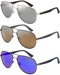 Flash mirror lenses provide 100% UV protection. Leaping puma logo featured on both temples. Lens Material:...