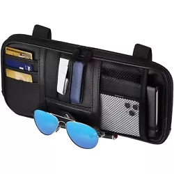 That’s not so with your horizontal sun visor organizer! Its tight pockets, pouches, and slots-combined with quiet,...
