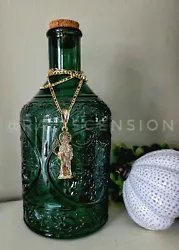 This unique necklace features a charming pendant of La Santa Muerte Grim Reaper, perfect for fans of the Skeletons &...