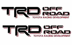 2 TRD Off Road Decals for Toyota Tacoma Tundra Pair Sticker Truck bedside vinyl Add some styling to the side of your...