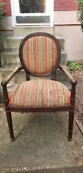  Antique Baker armchairs. Condition is Used. Shipped with USPS Ground Advantage.