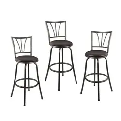 Adjustable legs increase the longevity of use by allowing you to customize these pub height stools to fit your space....