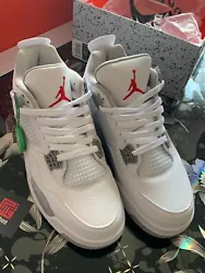 The Jordan 4 White Oreo is a stylish and iconic sneaker that combines a clean white leather upper with subtle black...