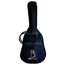 Guitar- shaped soft gig bag for 36