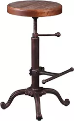 And color of this stool is designed to be copper color. suitable for indoors, as ounter stool in kitchen ,living room....