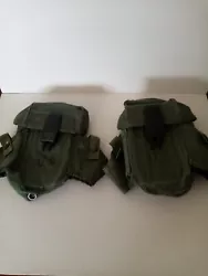 2 US Army Pouches Hunting Fishing Survival Belt Pack Gear.