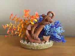 Decor Ancre Pour Aquarium. État : Occasion11,5 X 6,5 cmHauteur 12 cm