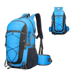 The large capacity of 60L provides enough space for outdoor travel,camping,hiking and fishing. Capacity: 60L. The back...