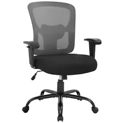 Best For Big And Tall - Big and tall o ffice chair with a n unique appearance, and extra thickly cushioned desk chair...