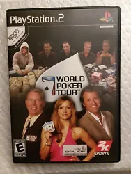 World Poker Tour (Sony PlayStation 2, 2005). Condition is 