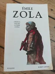 ZOLA - le rêve loeuvre la terre Germinal - Tome 2 - Collection BOUQUINS.