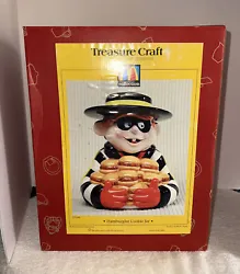 Treasure Craft For McDonald’s NEW NEVER USED IN ORIGINAL BOX Vintage 1997 Hamburglar Cookie Jar, Ceramic, 11” Tall,...
