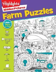 Farm Puzzles. Hidden Pictures.