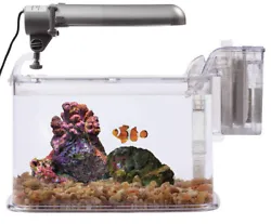 2-gallon aquarium kit with filtering system and unique compact fluorescent lamp. An Ideal Nano Reef Aquarium. Rapids...