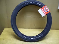 Schwinn Approved, Schwinn Quality. No cracks or checking. This tire fits 20x2.125 and all standard balloon tire 20