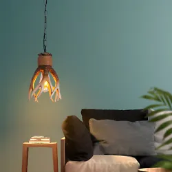It Has Unique Shape And Simple Installation. It Gives People a Feeling Of Idyllic And Natural. Light Source: E27(Lamp...