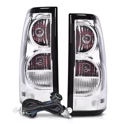 APPLICATION Fits 03-06 Chevy Silverado All Models. 1 Pair of Driver Side & Passenger Side Tail Lights. TITLE Tail...