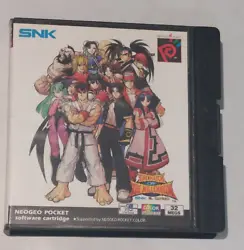 NEO GEO POCKET COLOR SNK VS CAPCOM THE MATCH OF THE MILLENIUM PAL VERSION. You receive what you see in the photos....