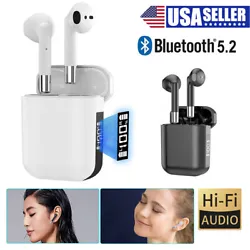 TWS Wireless Bluetooth Headphones Earphones Earbuds in-ear For iPhone Samsung US. Connectivity: These...