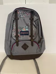 Jansport Ruck-sack Backpack Flowers Floral Leather Girls School. Never used like new condition. Please review the...