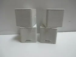 2 X Bose Double Cube Jewel mini white Speakers. it is nice excellent working condition. what you see in the picture...