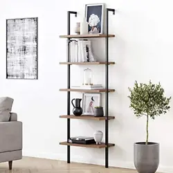 It features easy-to-assemble design you can mount to any wall. Stable bookshelves can carry 50 lbs. per shelf. Put...