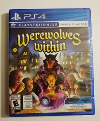 Werewolves Within VR PS4 (PlayStation 4) (PSVR Required) Brand New - Region Free. see pictures free shipping.