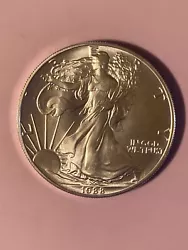 1988 American Eagle Silver Dollar.- One troy oz - Uncirculated - Better Date