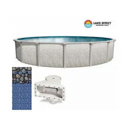 The Lake Effect Riviera makes a great starter pool. It has an elegant, off-white-colored wall pattern that will turn...