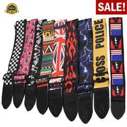 Include Rope, Can Tied It On The Acoustic Guitar Head. 1 x Guitar strap. Material: Durable thick polyester woven...