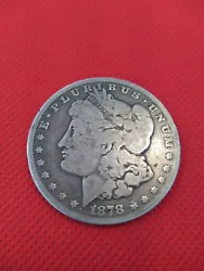1878 cc Morgan silver dollar NICELY CIRCULATED. Please look over the picture to evaluate the condition and value.