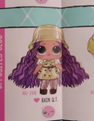 Get ready to be dazzled by the L.O.L. Surprise #Hairgoals Series 2 Rain QT doll! This ultra-rare doll features big...
