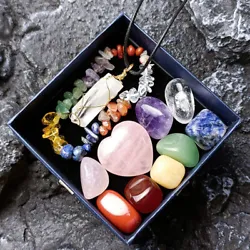 7 Chakra Tumbling Stone Set. This natural gemstone (crystal, quartz) is soft, calm and full of powerful stone energy....