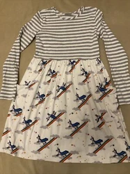 Hanna Andersson RAINBOW UNICORN PEGACORN MIXIE Dress RAINBOW 150 12. Very good used condition