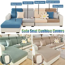 Note: This item is 1 pieces sofa cover assembly, fit for L-shaped sofa sectional couch combined. You will feel...