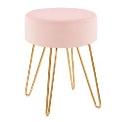 Seat yourself or your guests in comfortable style with this modern vanity stool. Choose this modern piece to add an...