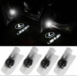 4 x LED Logo Door Courtesy Light Shadow Laser Projector for Lexus ES LS LX RX GX. GX 2010-2022(not fit for 2010 GX460...