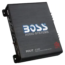 Ramp up the bass with the BOSS Audio Systems R1100M Class A/B Monoblock Amplifier. Our Class-A/B amplifiers feature...