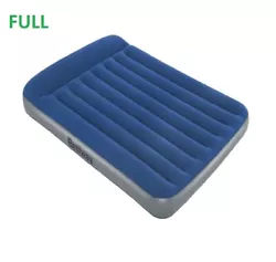 Full Air Mattress - fits up to 2 adults. Contents: 1 air mattress, 1 storage bag, 1 repair patch. Built-in 110-120 V AC...